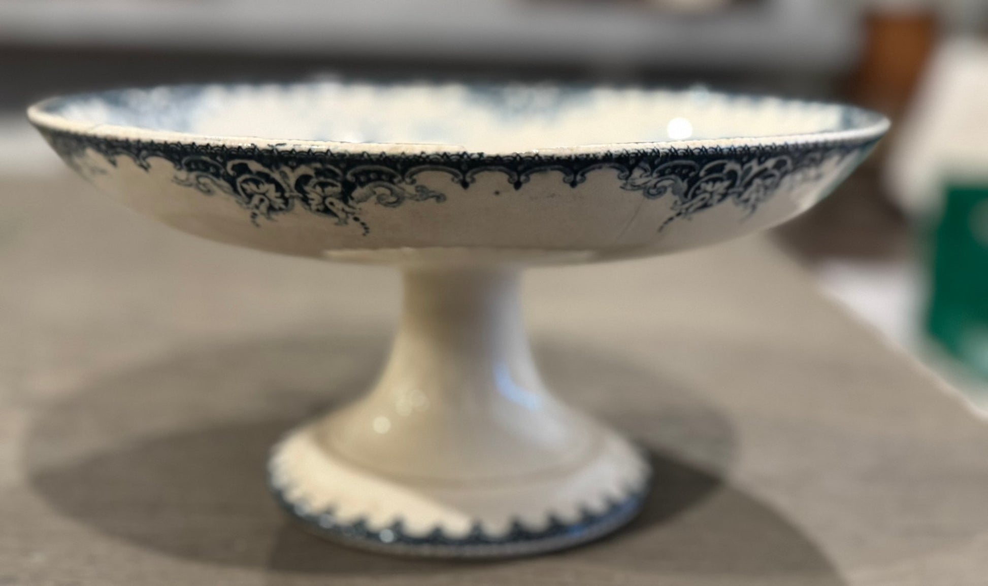 Antique French Compote - Veranda Cafe & Mercantile