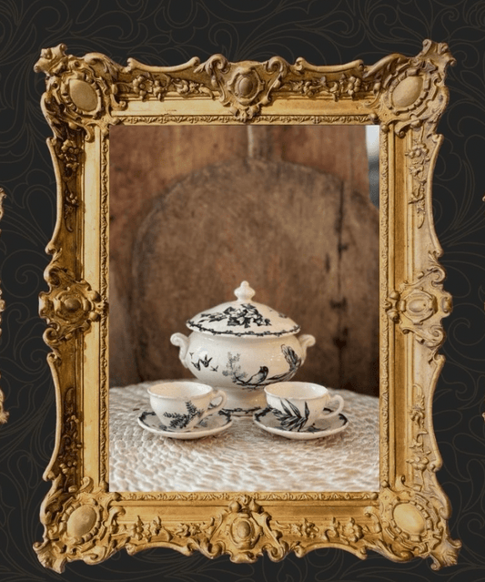Antique French MINI Ironstone “Oxford” set - Veranda Cafe & Mercantile