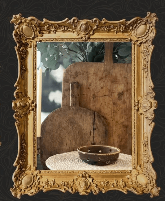 Antique French Rustic Faisselle (Low Brown) - Veranda Cafe & Mercantile