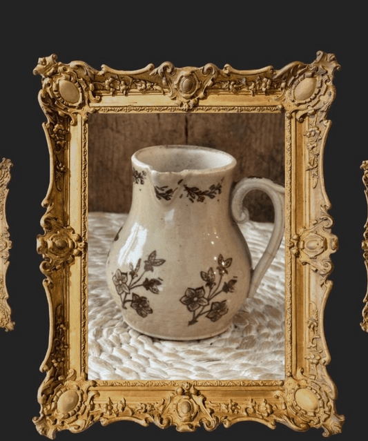 Antique French Saint-Uze Mini Pitcher - Veranda Cafe & Mercantile