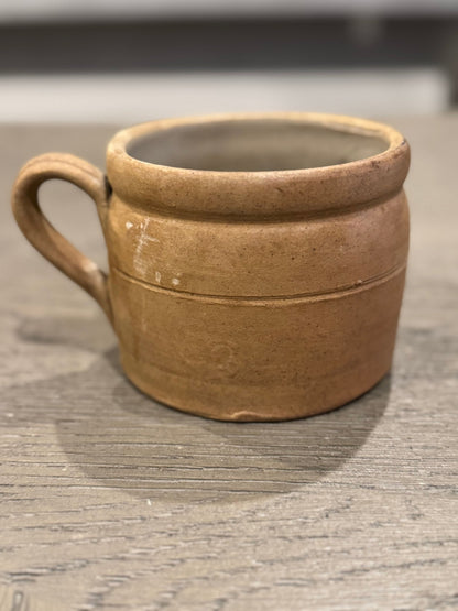 Antique French Stoneware Pot - Veranda Cafe & Mercantile