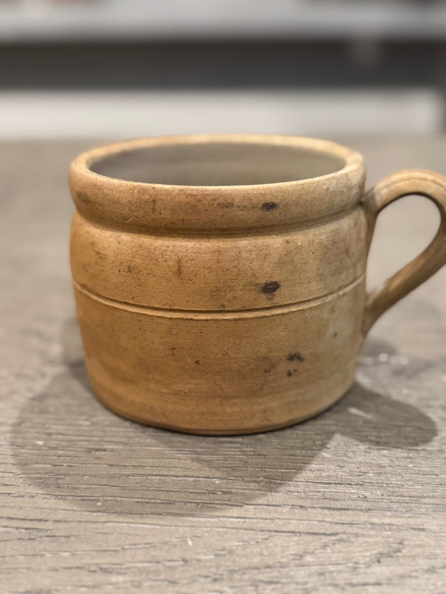 Antique French Stoneware Pot - Veranda Cafe & Mercantile