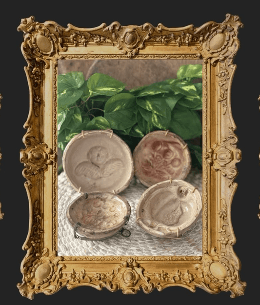 Antique Italian small cake/pastry molds - set of 4 - Veranda Cafe & Mercantile