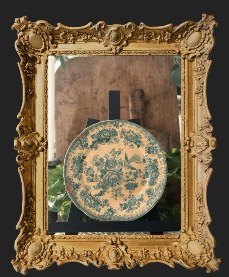 Antique Sacavém plate - Veranda Cafe & Mercantile