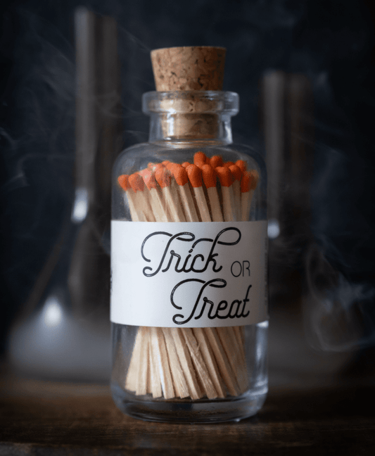 Apothecary Vintage Halloween Trick or Treat Matches - Veranda Cafe & Mercantile