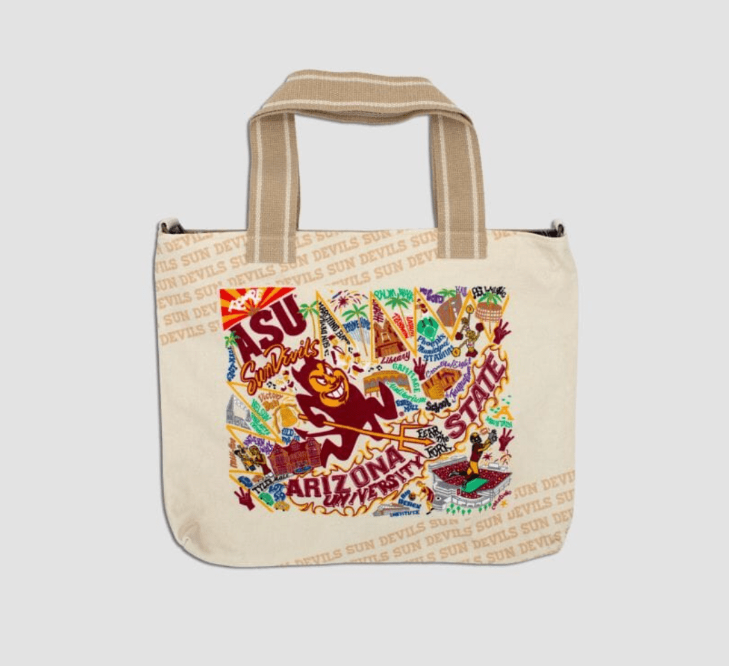 Arizona State University Collegiate Tote Bag - Veranda Cafe & Mercantile