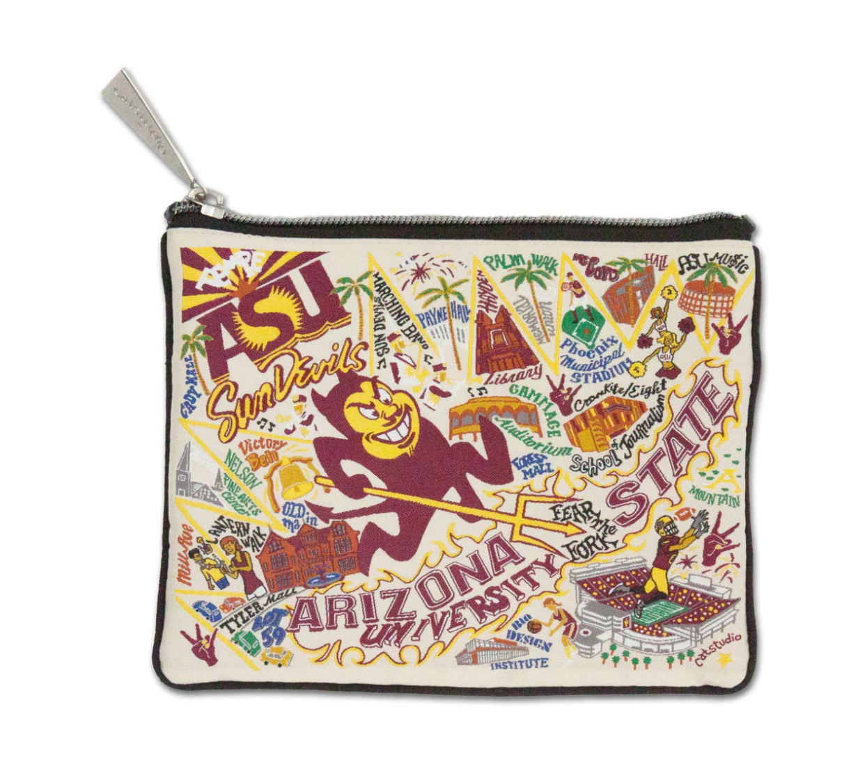 Arizona State University Zip Pouch - Veranda Cafe & Mercantile