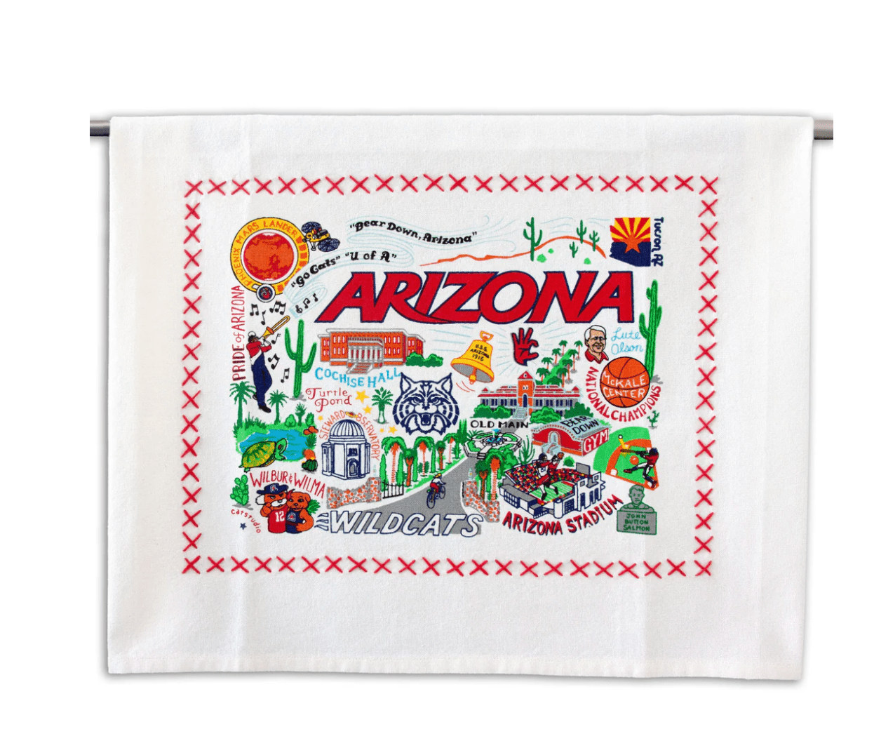 Arizona, University of Dish Towel - Veranda Cafe & Mercantile