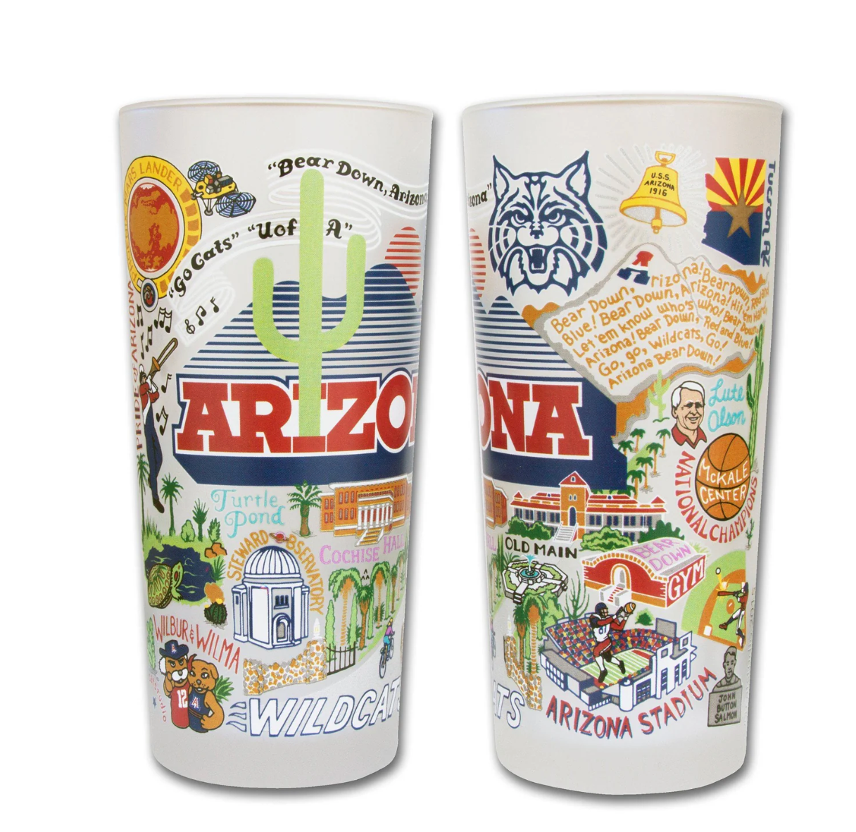 Arizona, University of Drinking Glass Set - Veranda Cafe & Mercantile