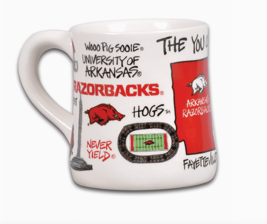 Arkansas, University of Icon Mug - Veranda Cafe & Mercantile