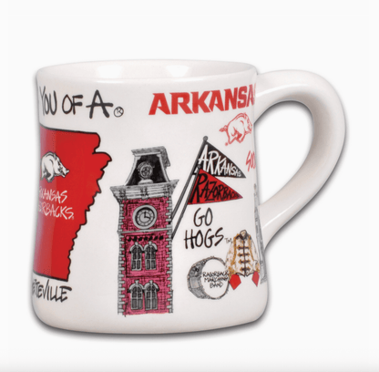 Arkansas, University of Icon Mug - Veranda Cafe & Mercantile
