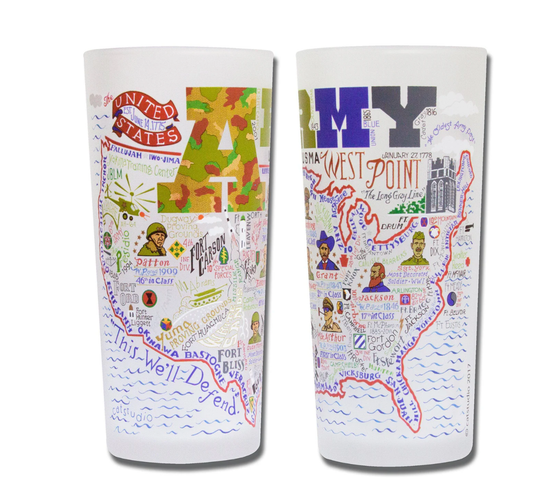 Army Drinking Glass Set - Veranda Cafe & Mercantile