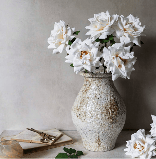 Artificial Winter Rose - Veranda Cafe & Mercantile