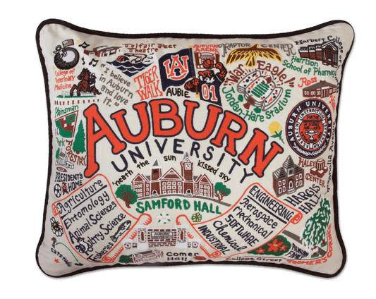 Auburn University Embroidered Pillow - Veranda Cafe & Mercantile