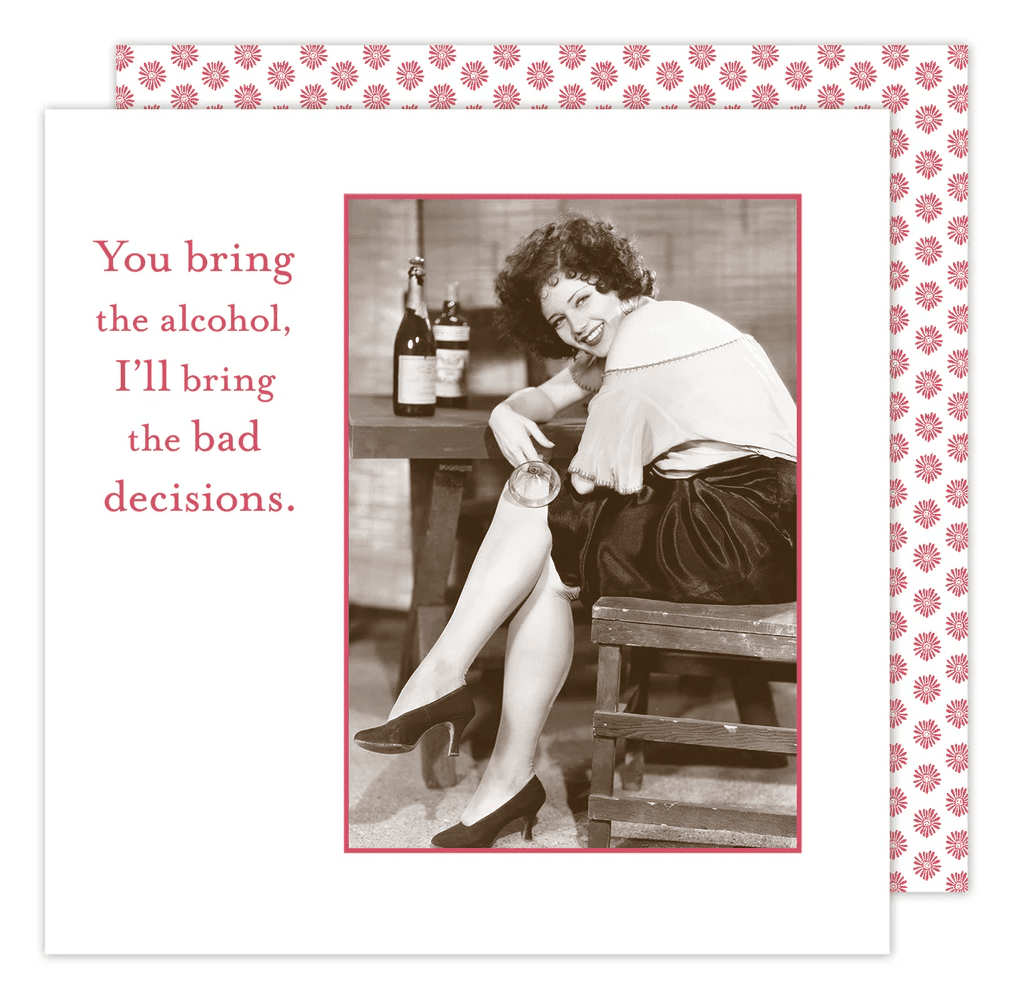 Bad Decisions Beverage Napkins - Veranda Cafe & Mercantile