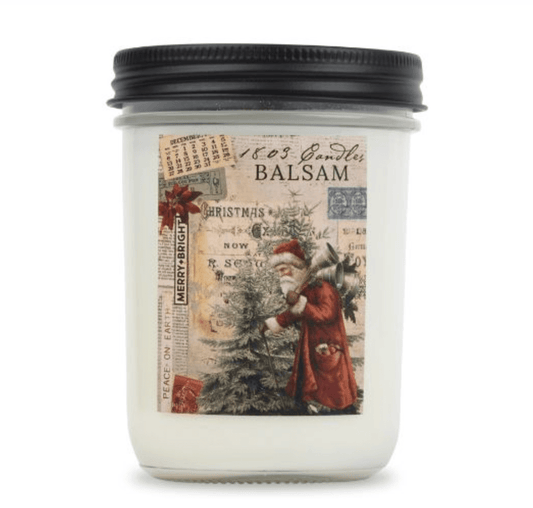 Balsam Soy Candle – Limited Edition 14 oz. Glass Jar - Veranda Mercantile