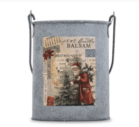 Balsam Soy Candle – Limited Edition 20 oz. Tin Pail - Veranda Mercantile
