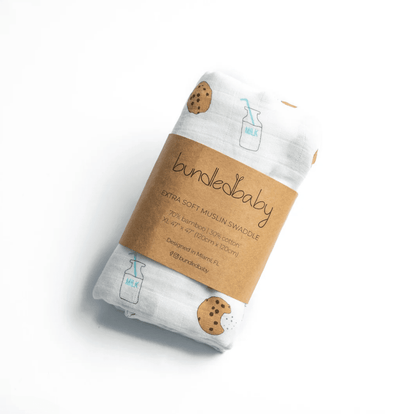 Bamboo Muslin Swaddle Blanket - Cookie Craze - Veranda Cafe & Mercantile