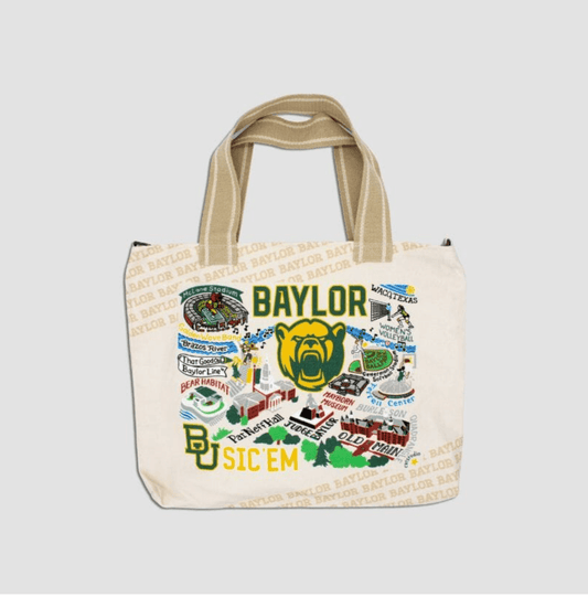 Baylor University Collegiate Tote Bag - Veranda Cafe & Mercantile