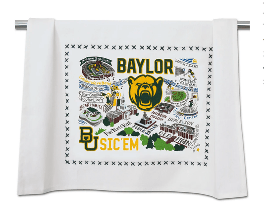 Baylor University Dish Towel - Veranda Cafe & Mercantile
