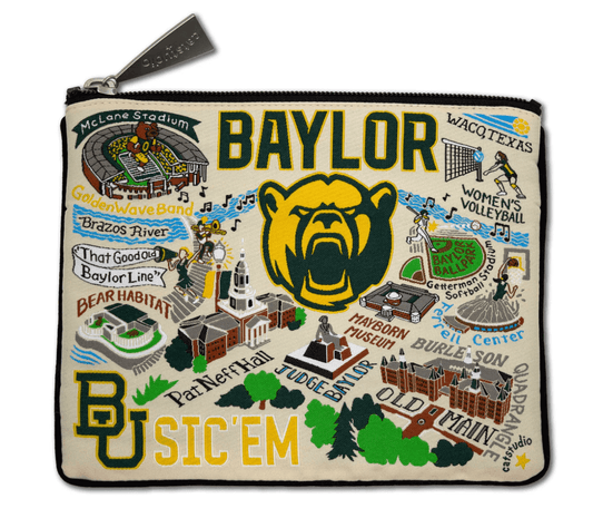 Baylor University Zip Pouch - Veranda Cafe & Mercantile