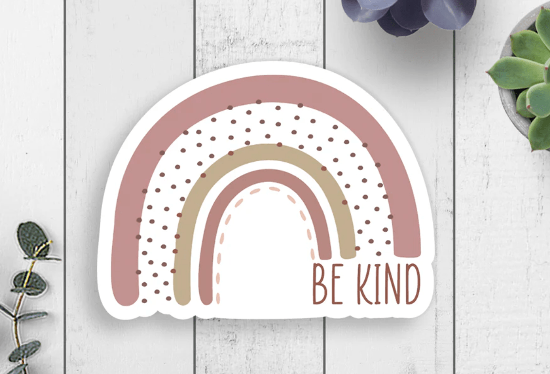 Be Kind Vinyl Sticker - Veranda Cafe & Mercantile