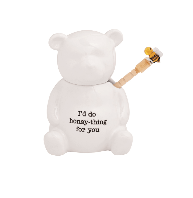 Bear Honey Jar Set - Veranda Cafe & Mercantile