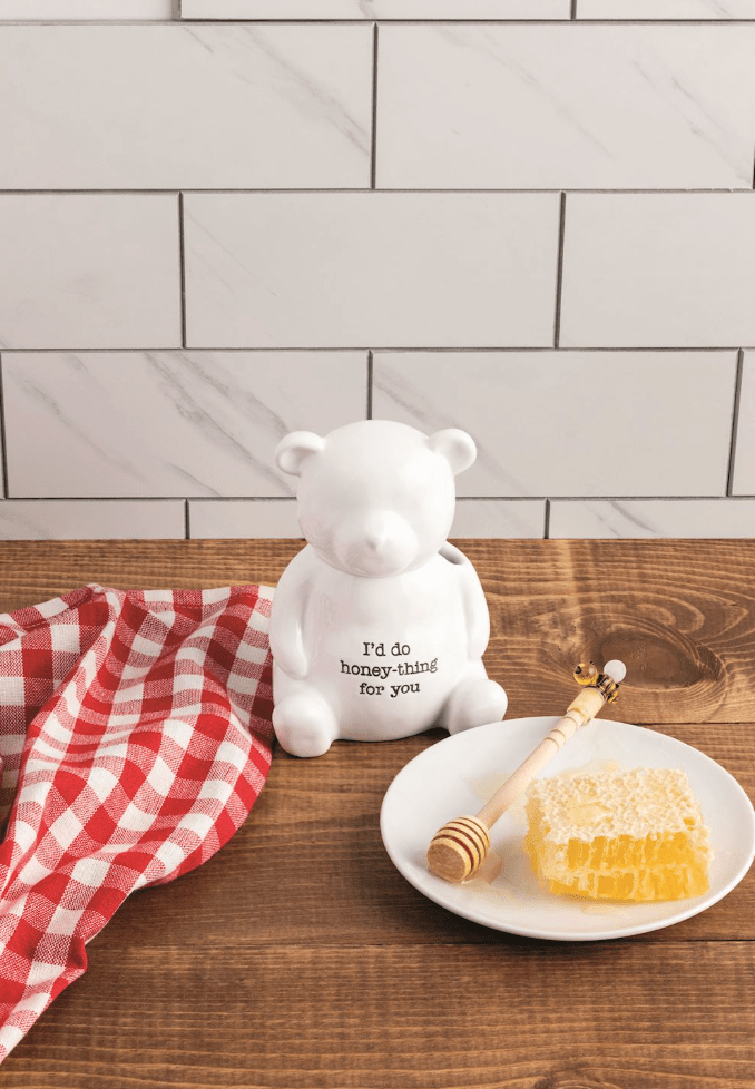 Bear Honey Jar Set - Veranda Cafe & Mercantile