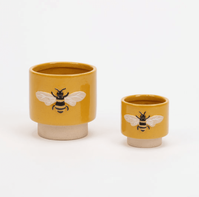 Bee Pot - Set of 2 - Veranda Cafe & Mercantile