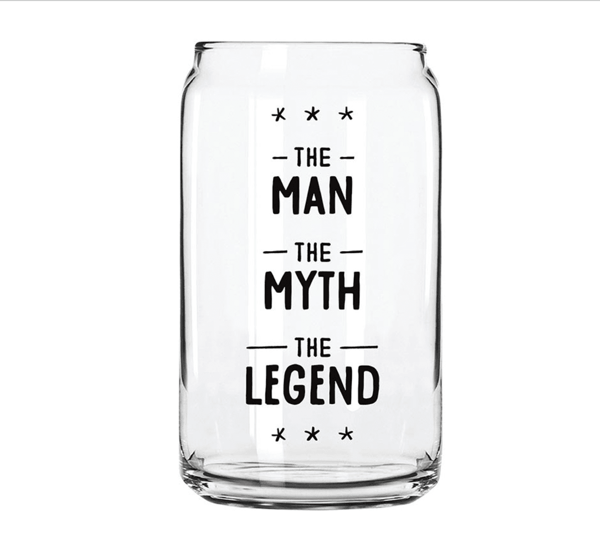 Beer Glass - Man Myth Legend - Veranda Cafe & Mercantile