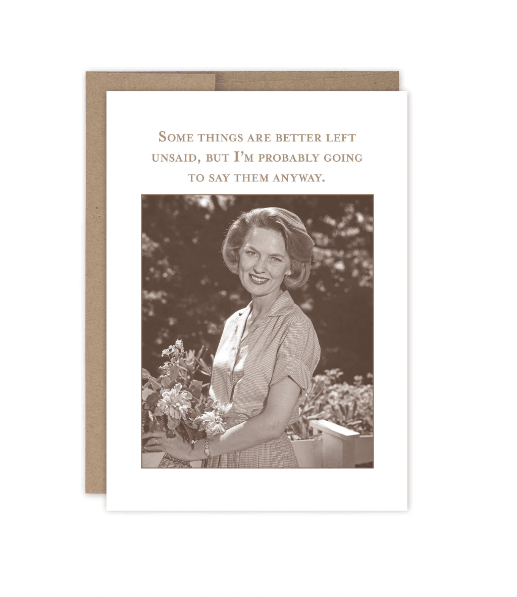 Better Left Unsaid What A Hoot Card SM773 - Veranda Cafe & Mercantile