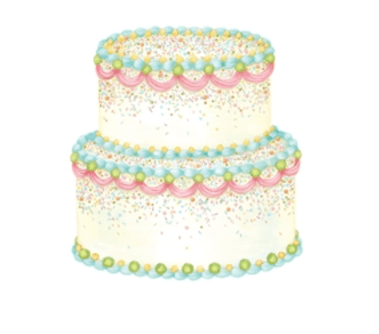 Birthday Cake Placemat - 12 Sheets - Veranda Cafe & Mercantile