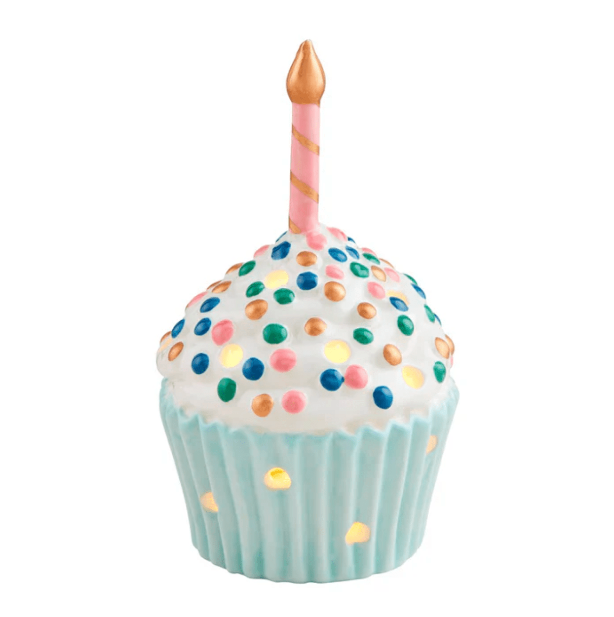 Birthday Cupcake Light - up Sitter - Veranda Cafe & Mercantile