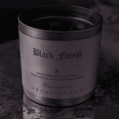 Black Forest Letter Press Candle - Veranda Cafe & Mercantile