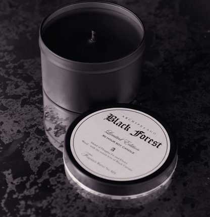 Black Forest Travel Tin Candle - Veranda Cafe & Mercantile