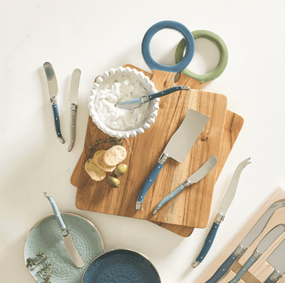 Blue Charcuterie Knives - Set of 3 - Veranda Cafe & Mercantile