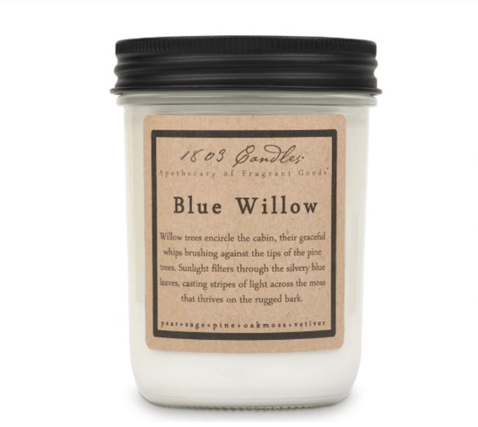 Blue Willow Soy Candle - Veranda Cafe & Mercantile