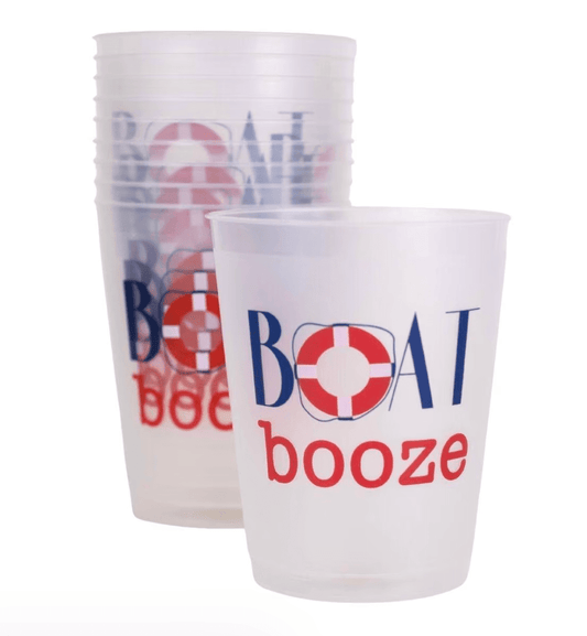 Boat Booze Party Cups - Set of 10 - Veranda Cafe & Mercantile