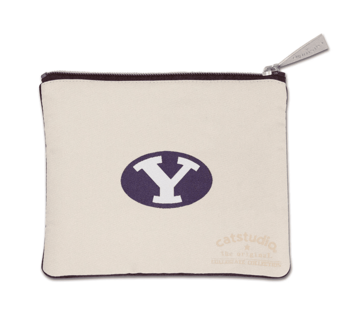 Brigham Young University (BYU) Zip Pouch - Veranda Cafe & Mercantile