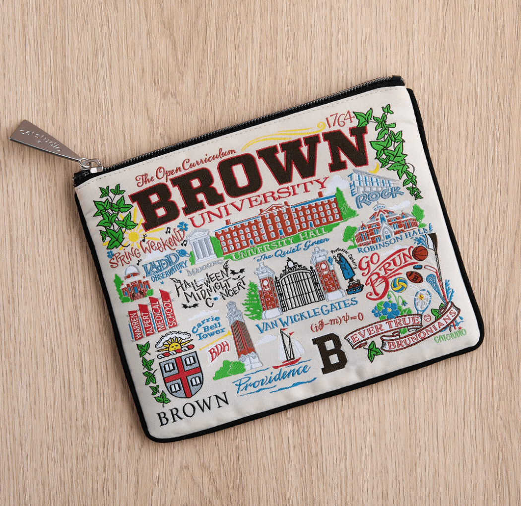 Brown University Zip Pouch - Veranda Cafe & Mercantile