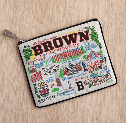 Brown University Zip Pouch - Veranda Cafe & Mercantile
