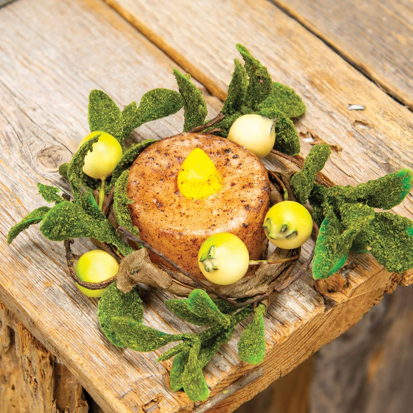 Burnt Ivory Switch Tealight - BOC - Veranda Cafe & Mercantile