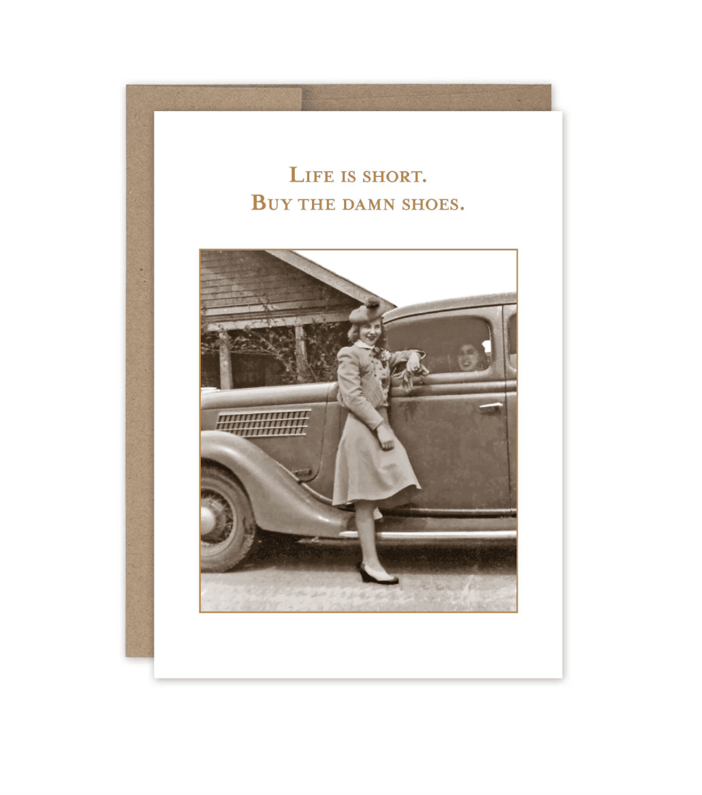 Buy The Shoes Birthday Card SM627 - Veranda Cafe & Mercantile