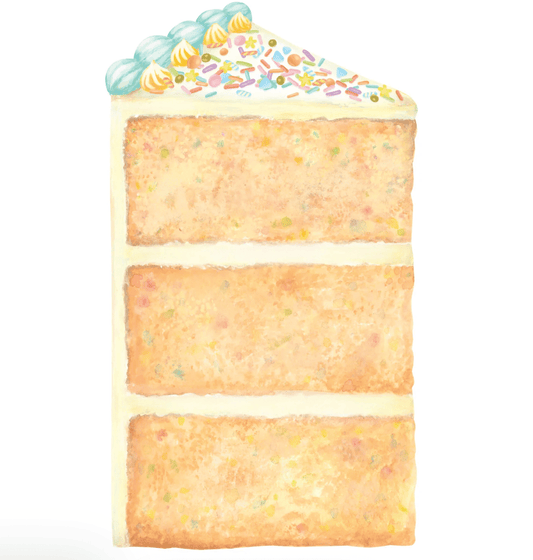 Cake Slice Table Accent - Veranda Cafe & Mercantile