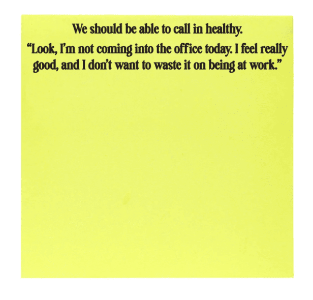 Call In Healthy Sticky Notes - Veranda Cafe & Mercantile