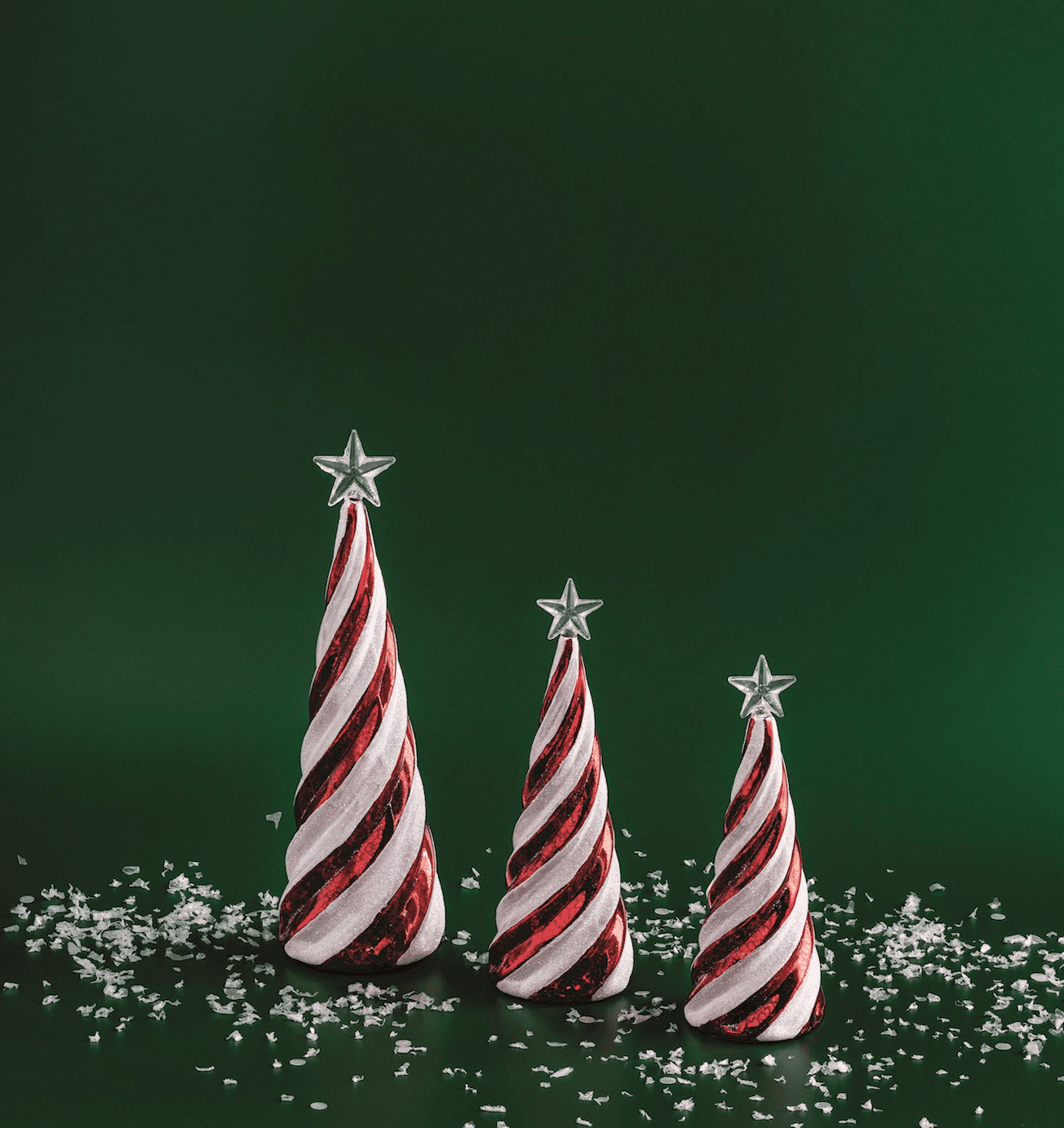 Candy Cane Glass Tree - Veranda Cafe & Mercantile