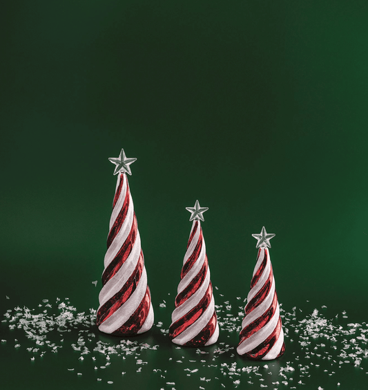 Candy Cane Glass Tree - Veranda Cafe & Mercantile