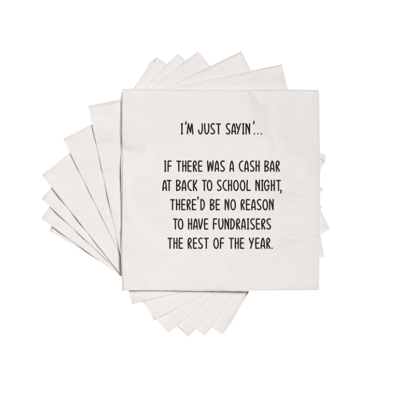 Cash Bar Cocktail Napkins - Veranda Cafe & Mercantile
