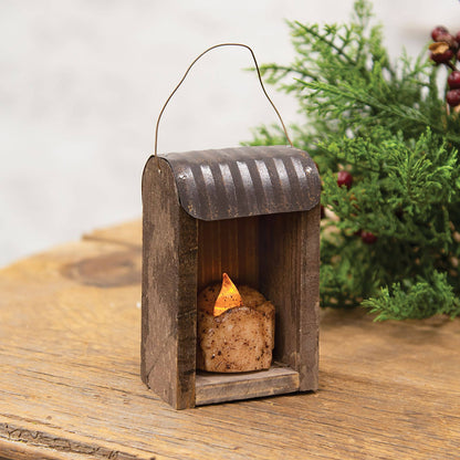 Tin Roof Tealight Hut