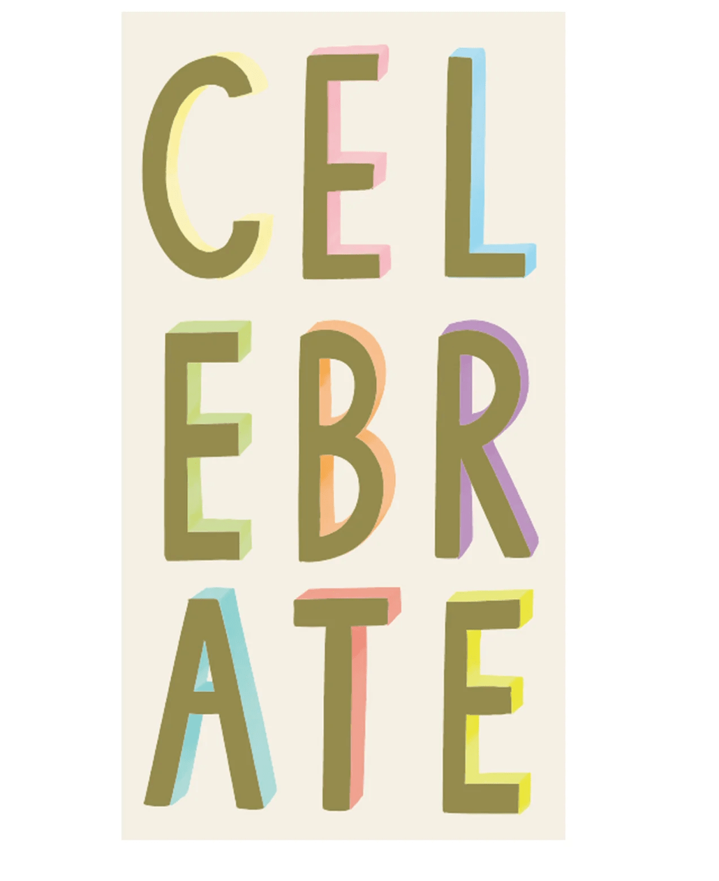 Celebrate Guest Napkins - Veranda Cafe & Mercantile